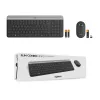 Conjunto de teclado e rato Logitech MK470 slim combo