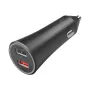 Carregador de carro Xiaomi 37 Watt porta dupla preto, preto