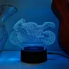 Decoração de luz LED RGB 3D para veículos MANTA SNL120RGB — lâmpada RGB para automóveis e motociclos