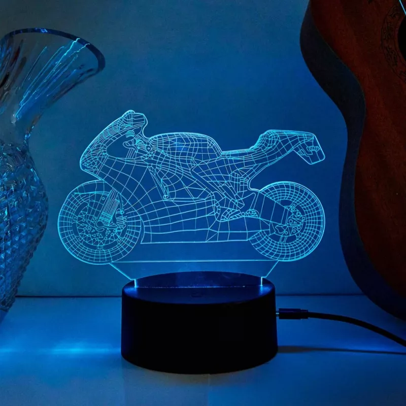 Decoração de luz LED RGB 3D para veículos MANTA SNL120RGB — lâmpada RGB para automóveis e motociclos