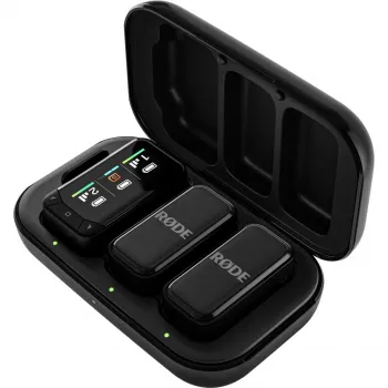 Kit de microfone lavalier sem fios Rode Wireless Micro Camera Kit com transmissor e recetor sem fios