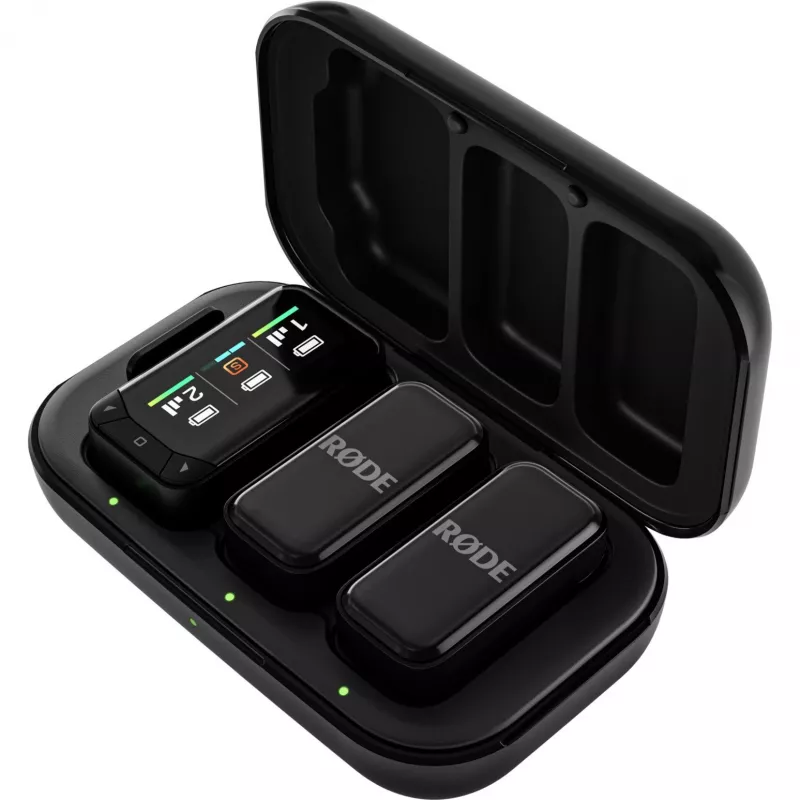 Kit de microfone lavalier sem fios Rode Wireless Micro Camera Kit com transmissor e recetor sem fios