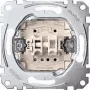 Interruptor basculante Merten MEG3715-0000, 1 polo, metálico, 250 V AC, 10 A