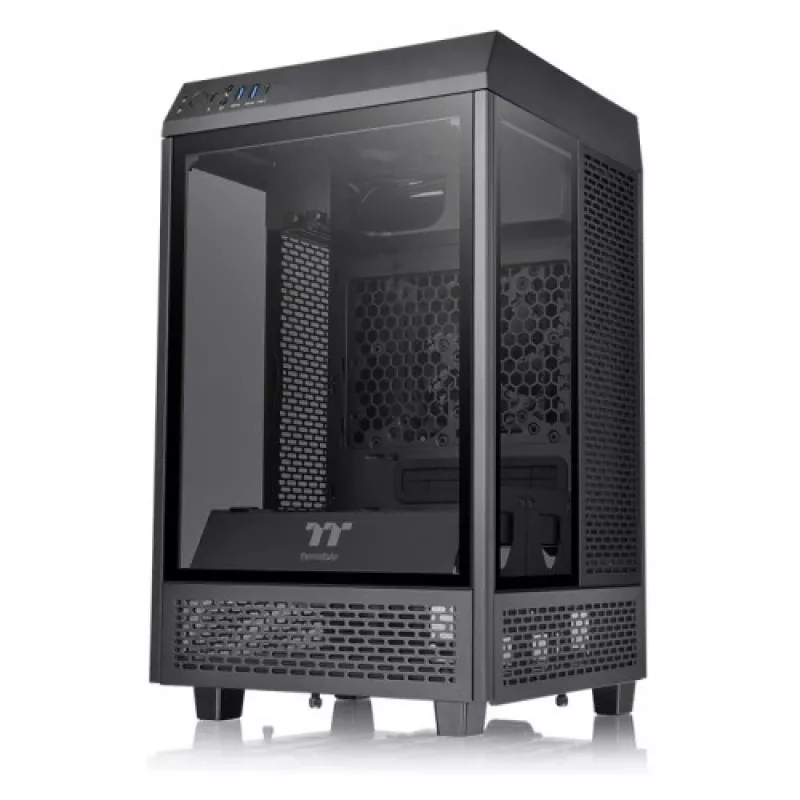 Caixa para PC Thermaltake The Tower 100 Mini Tower preto