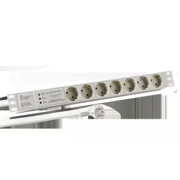 EFB Elektronik EK631DE.3GR Distribuidor de energia 2 m 7 saídas AC interior cinzento claro