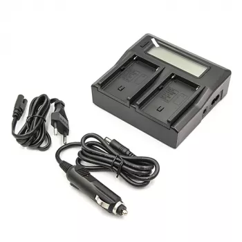 Carregador de bateria SONY NP-F970, duplo