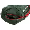 Saco-cama tipo múmia preto Arrow ECO (verde-escuro/vermelho)