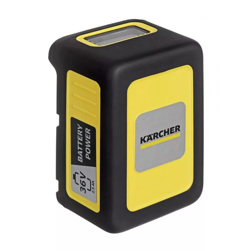 Conjunto de bateria e carregador Kärcher Starter Kit Battery Power 36/25 — 36 V, 2500 mAh, amarelo