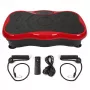 Extralink plataforma vibratória para exercícios fitness Moonwalk Spinmove vermelho