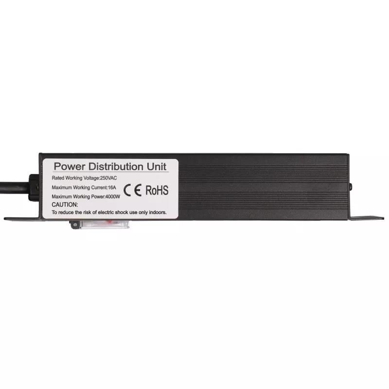 Extralink 10 1U 3 tomadas EU Type PDU de alimentação com interruptor PDU 3-EU