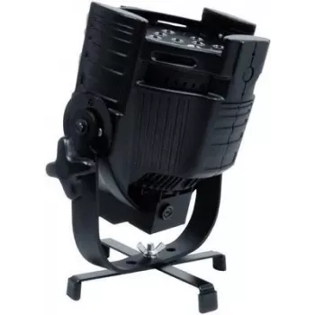 Suporte de chão EUROLITE FS-1 — suporte preto ajustável para projetores PAR