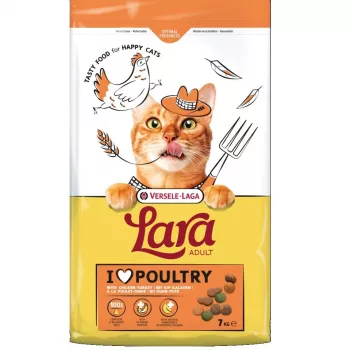 VERSELE-LAGA Lara Adult peru com frango - ração seca para gatos - 7kg