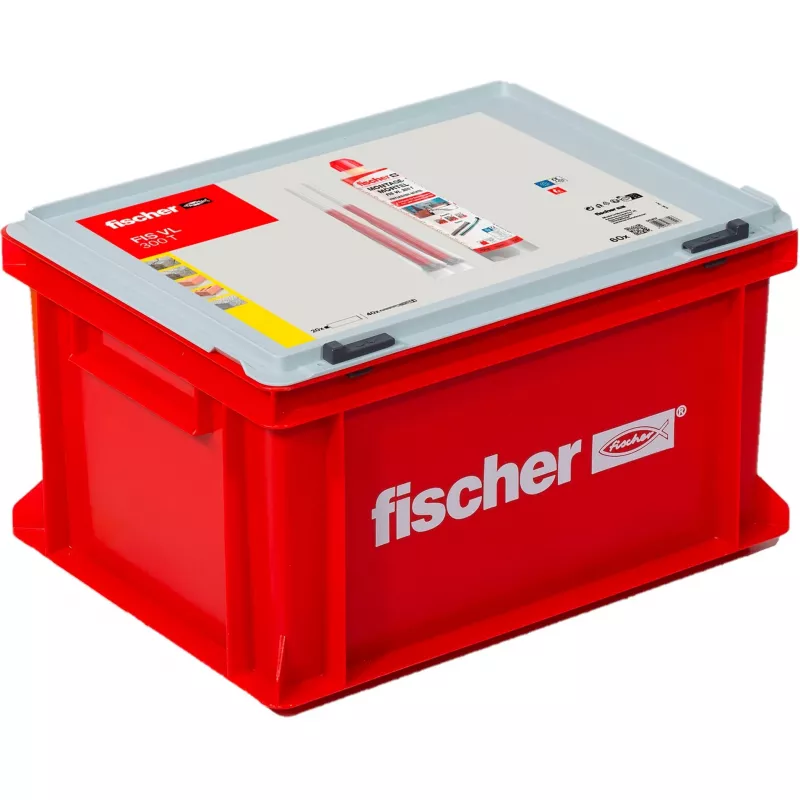 Argamassa de injeção FISCHER FIS VL 300 T HWK G cinzento — 20 cartuchos de 300 ml
