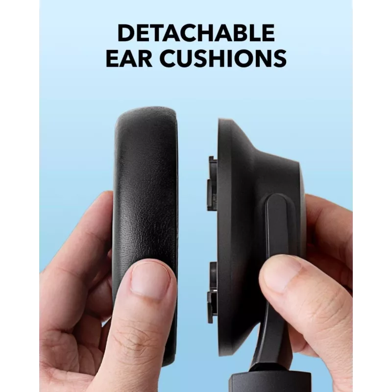 Auscultadores over-ear Anker Soundcore Q11i, Bluetooth 5.0, até 20 h de bateria, microfone incorporado, cinzento-escuro