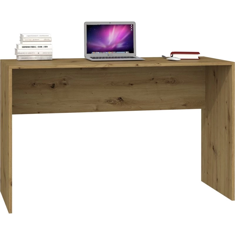 Tampo de secretária de computador BIURKO PLUS ARTISAN, tampo retangular reta, aglomerado, 1200×500×760 mm, cor carvalho