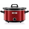 Panela de cozedura lenta Crock-Pot SCV400RD 3,5 L panela de cerâmica removível, tampa de vidro, 2 níveis de aquecimento