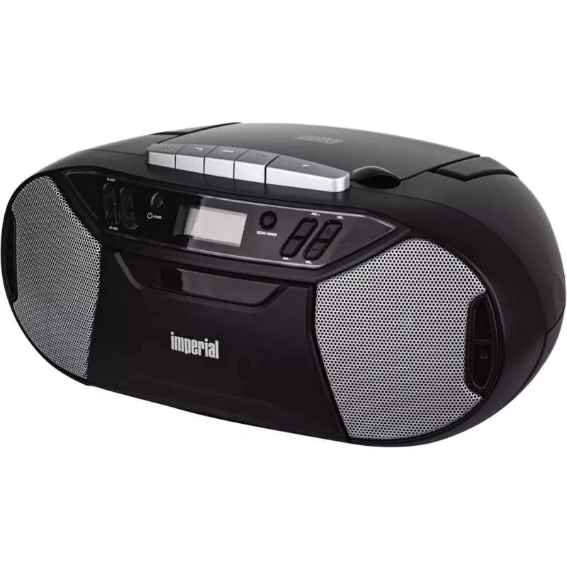 Rádio FM analógico Telestar PBB 1 2 W RMS Preto