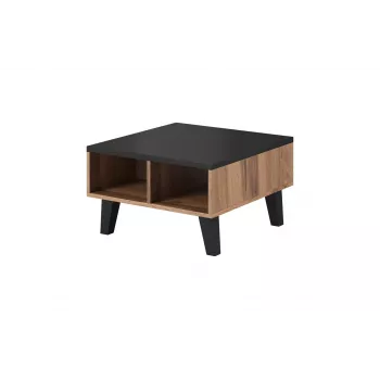 Mesa de centro Cama LOTTA 60 carvalho wotan/preto mate