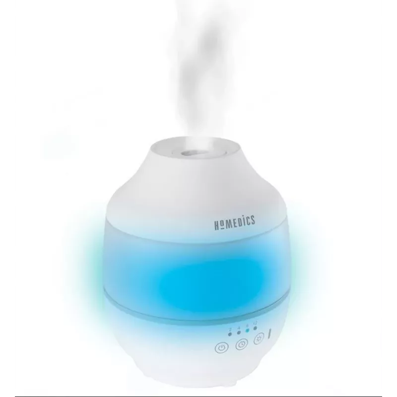 Humidificador ultrassónico HoMedics UHE-CM18-EU — névoa fria, emissão de névoa ajustável