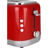 Torradeira Kenwood TCX751RD 2 fatias 900 W, caixa em metal, vermelho, 160×272×257 mm