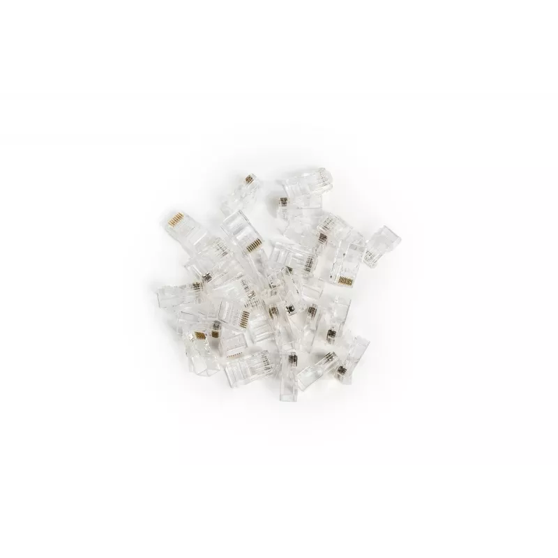 Ficha de cabo RJ45 Digitus X-ML-6U-EZ transparente ficha 100 peças