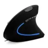 MEDIA-TECH VERTIC MT1122 Rato vertical com fios 6400 DPI Preto