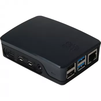 Caixa Raspberry original para 4B preto/cinzento (RPI4 CASE BLK/GRY)