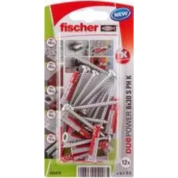 Fischer DuoPower 6 x 30 S PH K NV bucha 30 mm 535479 1 conjunto (535479)