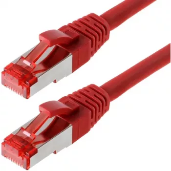 Cabo de rede Helos CAT6 S/FTP RJ-45 Cat6 5m vermelho