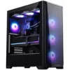 Caixa de PC PHANTEKS Eclipse G370A, Midi-Tower, SSI-EEB, RGB, vidro temperado - inclui 3 ventoinhas de 120 mm, preta
