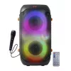 Altifalante KARAOKE Esperanza EP156 BT FM LED RGB Preto 20W