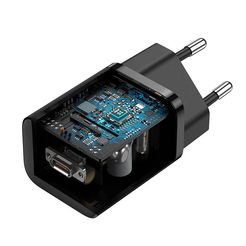 Carregador rápido Baseus Super Si 1C 25W (preto)