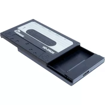Caixa para HDD Inter-Tech HD-25620 preto-branco 2,5 polegadas