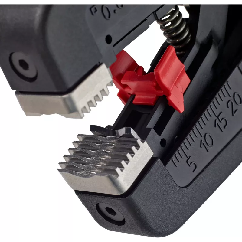 Descarnador automático PreciStrip16, alicate descarnador preto/vermelho, corta-fios integrado