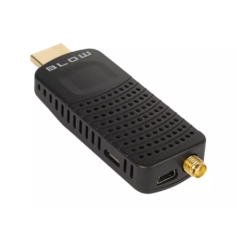 Sintonizador DVB-T2 BLOW 7000FHD MINI H.265 – recetor de TV terrestre compacto, HDMI, USB, S/PDIF, áudio L/R, teletexto