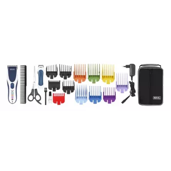 Wahl 09649-916 Máquina de cortar cabelo/aparador azul, branco 8 níquel-hidreto metálico (NiMH)