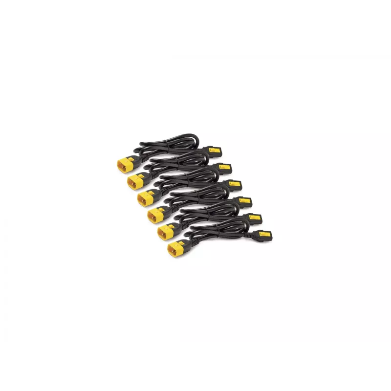 Cabo de alimentação APC AP8704S-WW preto 1,2 m C13 C14 conector fêmea