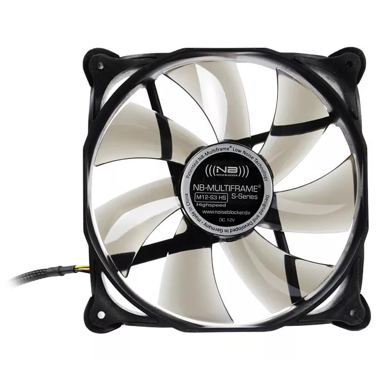 Noiseblocker Multiframe S-Series M12-3 ventoinha de caixa, 120 mm