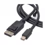ROLINE - Cabo DisplayPort - DisplayPort (M) - Mini DisplayPort (M) - 5 m - com bloqueio - preto (11.04.5637)