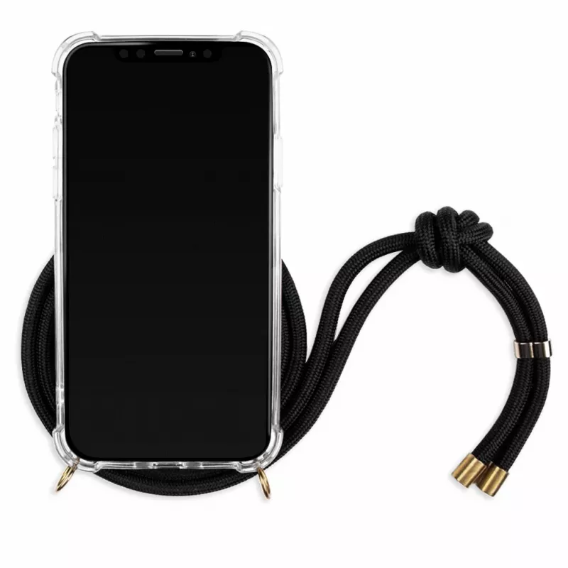 Lookabe capa de telemóvel com colar para iPhone XR, dourado/preto