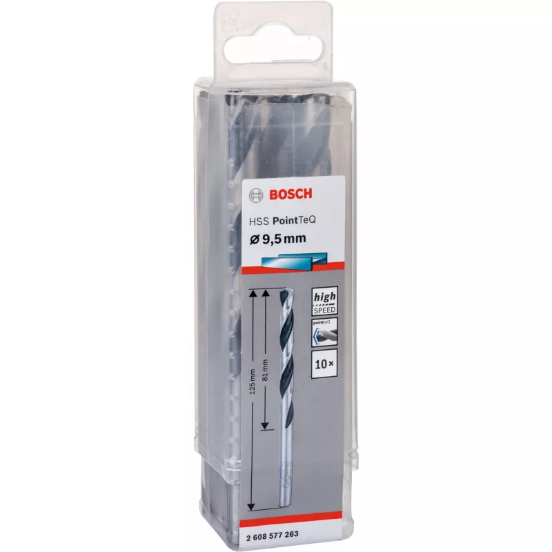 Broca helicoidal HSS Bosch PointTeQ