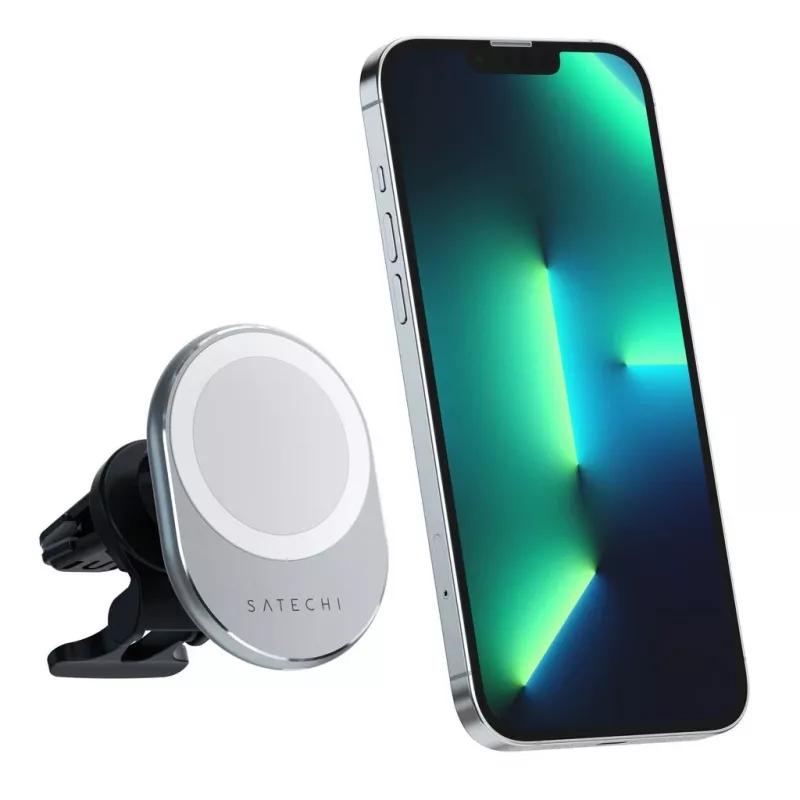 Suporte ativo Satechi ST-MCMWCM telemóvel smartphone prateado