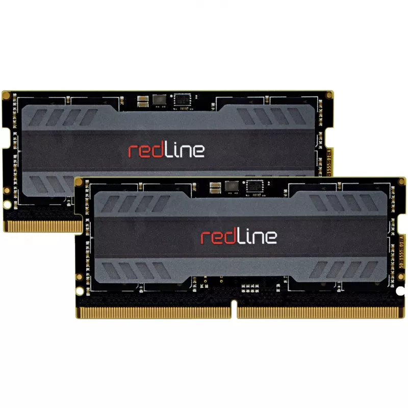 SO-DIMM 32 GB DDR5-5600 (2x 16 GB) Dual-Kit, memória RAM preta, MRA5S560LKKD16GX2, Redline SODIMM