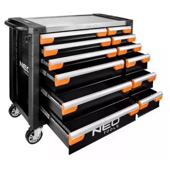 Armário de oficina NEO tools PRO 12 gavetas 84-225, armazenamento robusto em aço para ferramentas