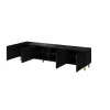 Móvel RTV Cama PAFOS 200x42x52 preto mate