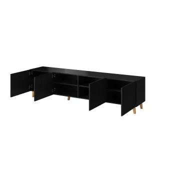 Móvel RTV Cama PAFOS 200x42x52 preto mate