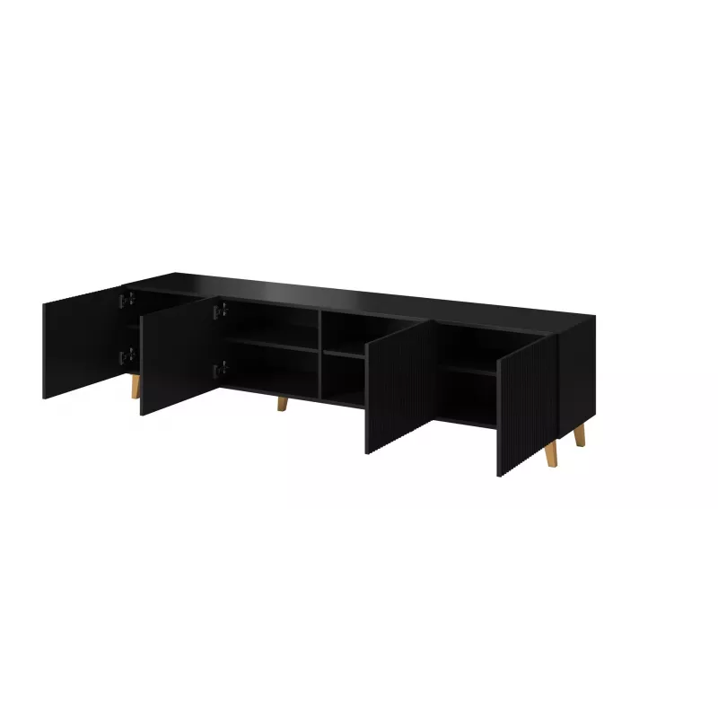 Móvel RTV Cama PAFOS 200x42x52 preto mate