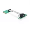 Placa riser Mini PCI Express > PCI Express x1 orientada para a esquerda