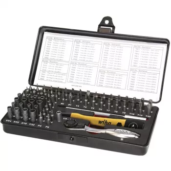 Conjunto de pontas de chave de fendas Wiha Micro-Bit Set ESD