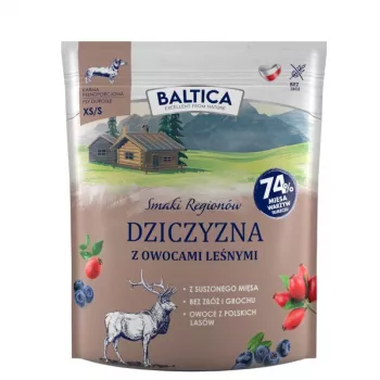 BALTICA Aromas Regionais Raças Pequenas Veado com Frutos da Floresta - Alimento Seco para Cães - 1 kg